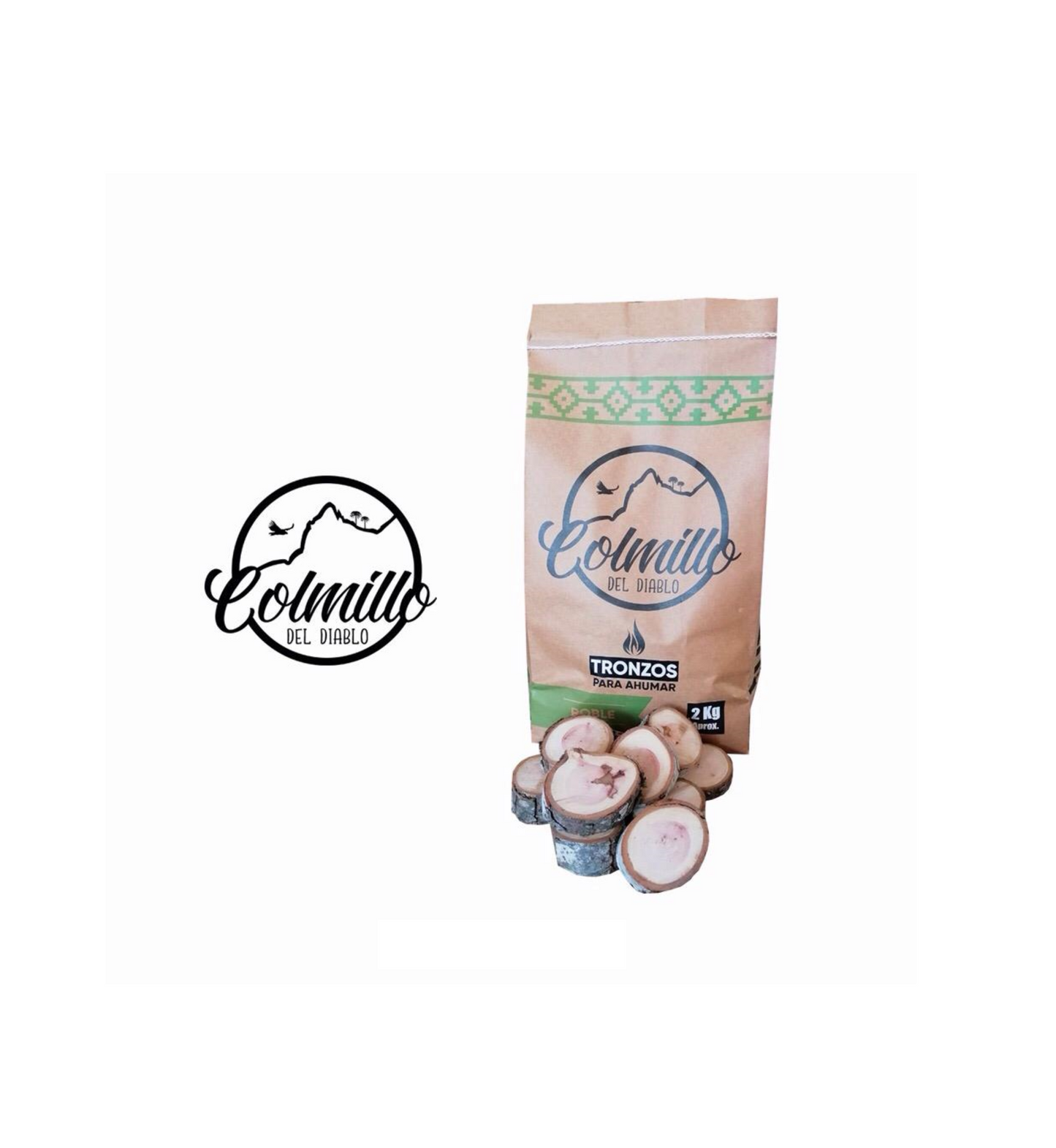 Chunks para ahumar - Roble 2KG