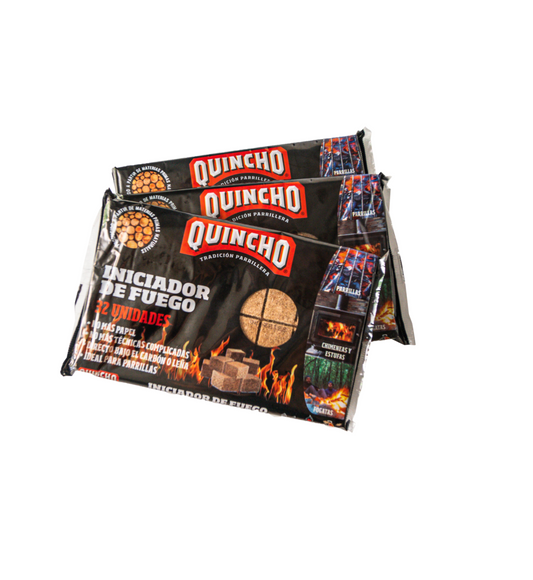 Iniciadores de Fuego Quincho - Pack de 3