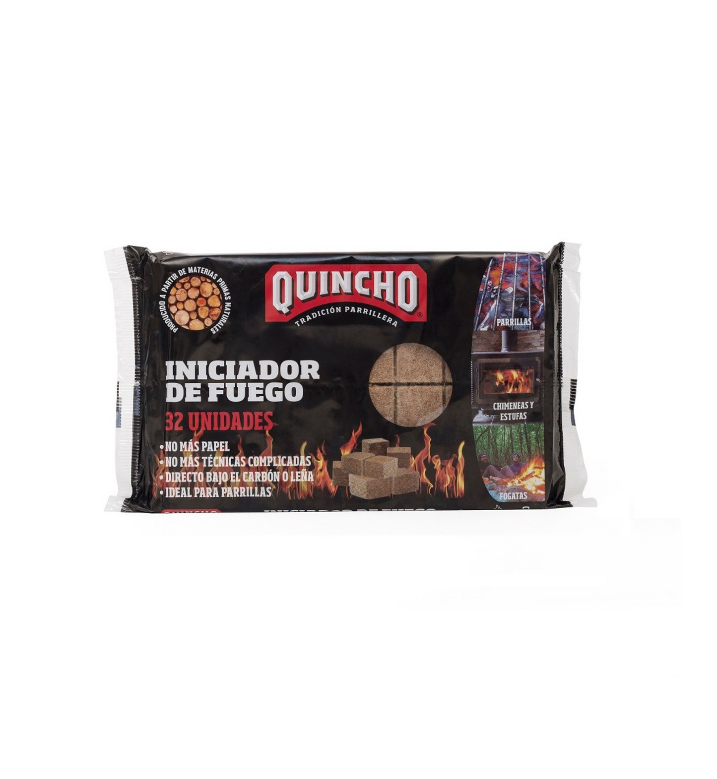 Iniciadores de Fuego Quincho - Pack de 3